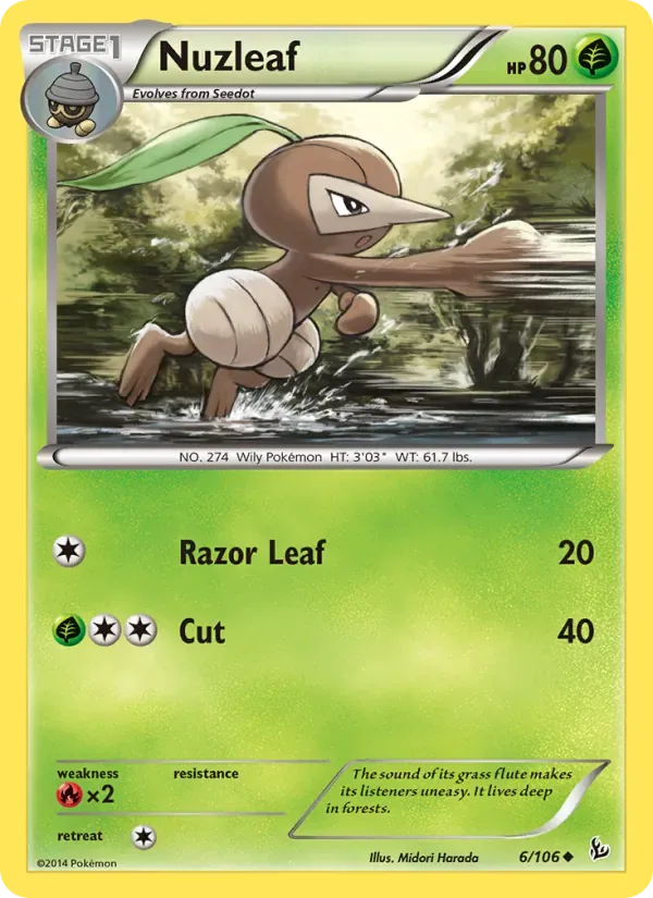 Nuzleaf, Flashfire