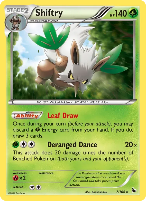 Shiftry, Flashfire