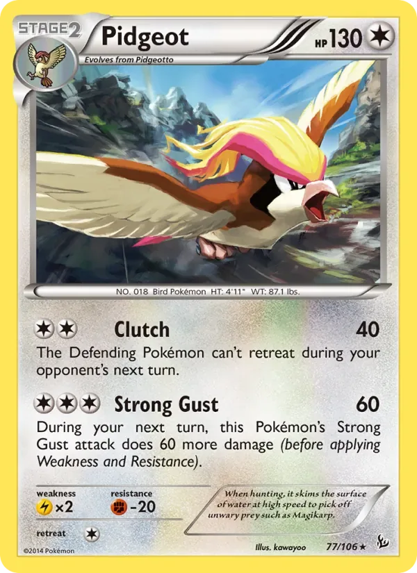 Pidgeot, Flashfire