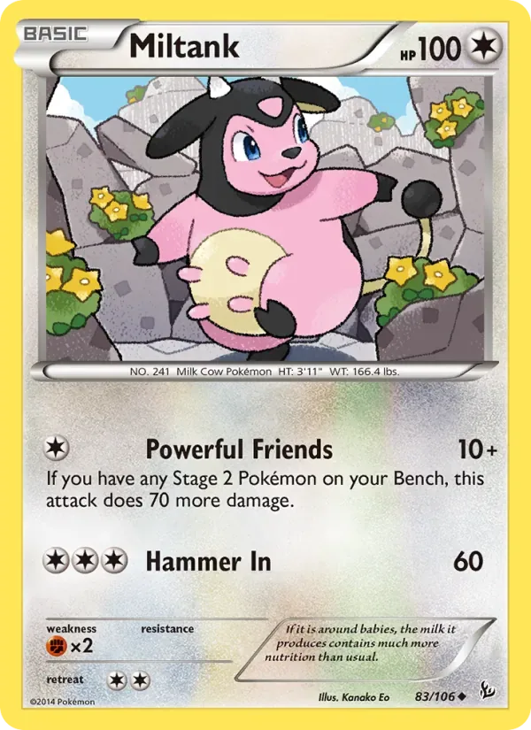 Miltank, Flashfire