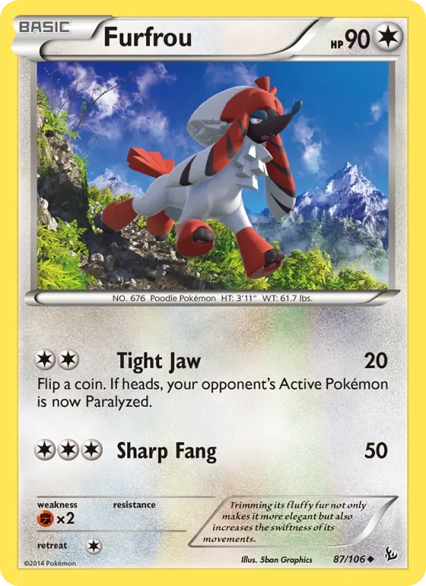 Furfrou, Flashfire