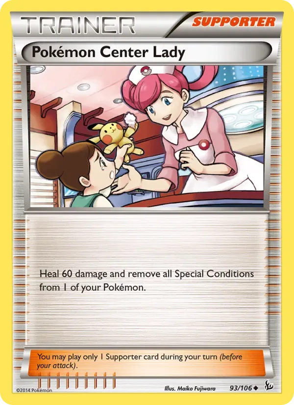 Pokémon Center Lady, Flashfire