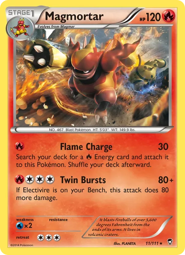 Magmortar, Furious Fists