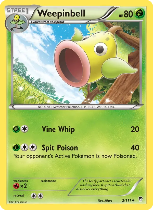 Weepinbell, Furious Fists