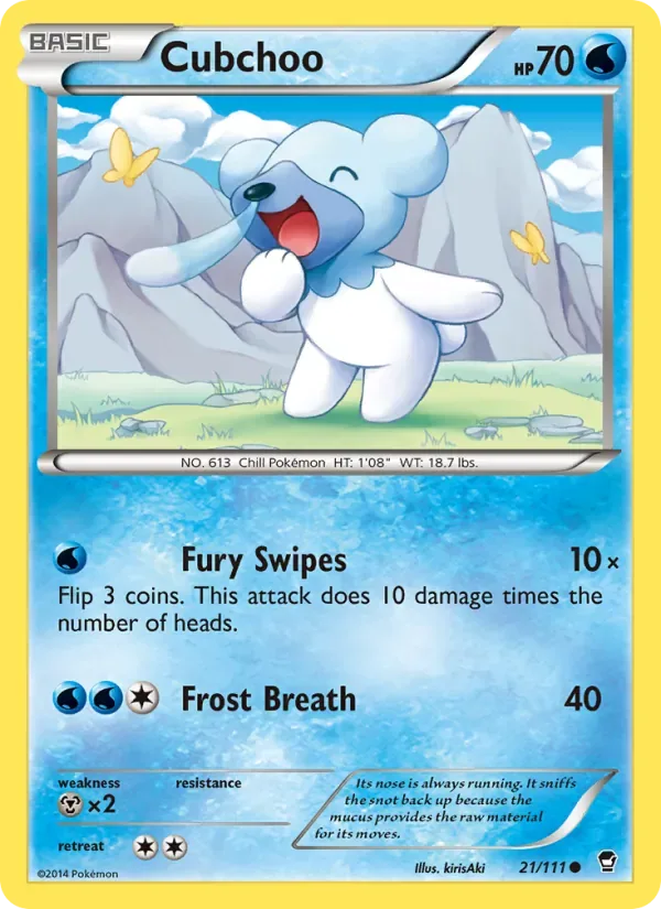 Cubchoo, Furious Fists
