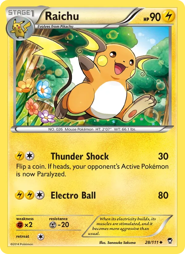 Raichu, Furious Fists