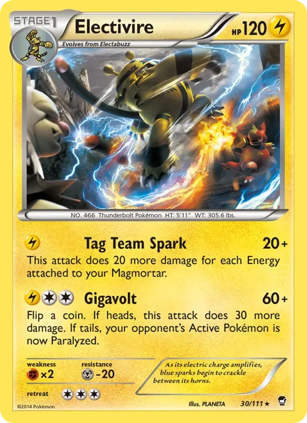 Electivire, Furious Fists