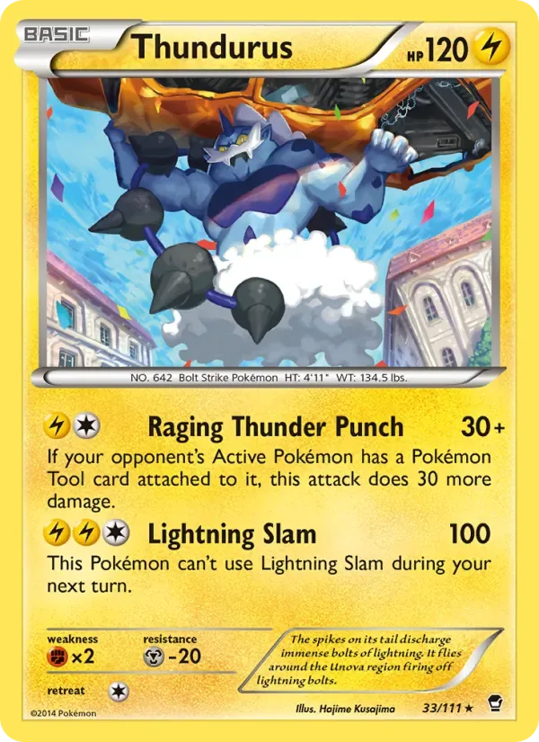 Thundurus, Furious Fists