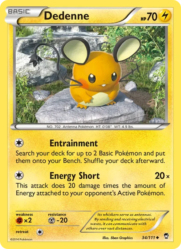 Dedenne, Furious Fists
