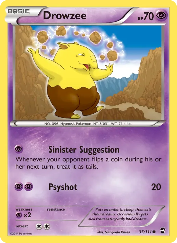 Drowzee, Furious Fists