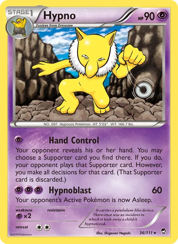 Hypno, Furious Fists
