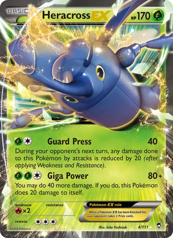 Heracross EX, Furious Fists