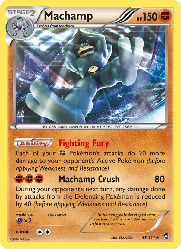 Machamp, Furious Fists