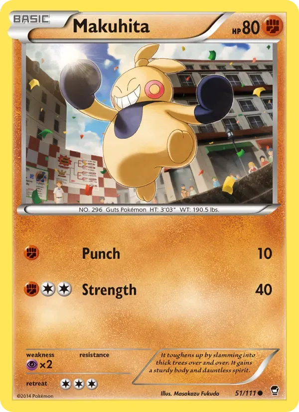 Makuhita, Furious Fists