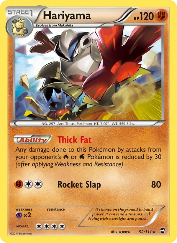 Hariyama, Furious Fists