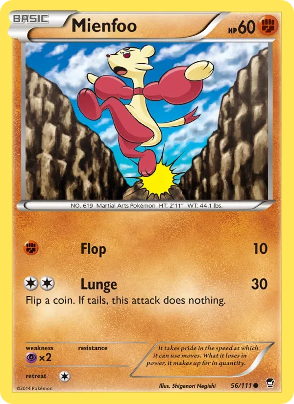 Mienfoo, Furious Fists