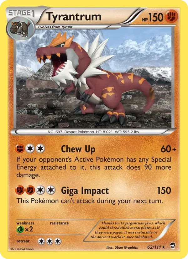 Tyrantrum, Furious Fists