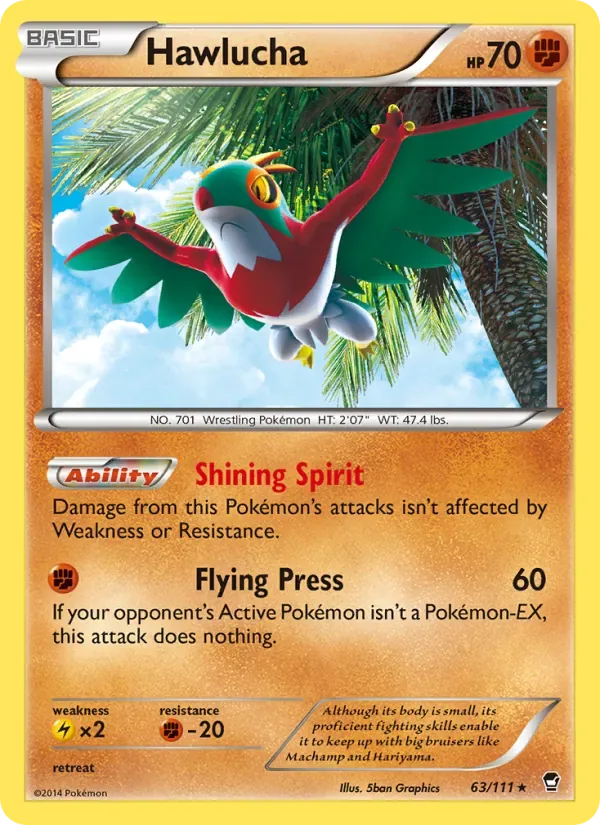 Hawlucha, Furious Fists