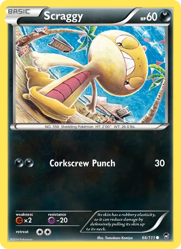 Scraggy, Furious Fists