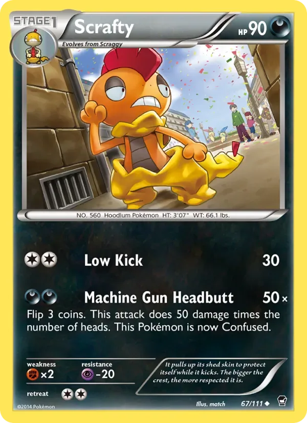 Scrafty, Furious Fists
