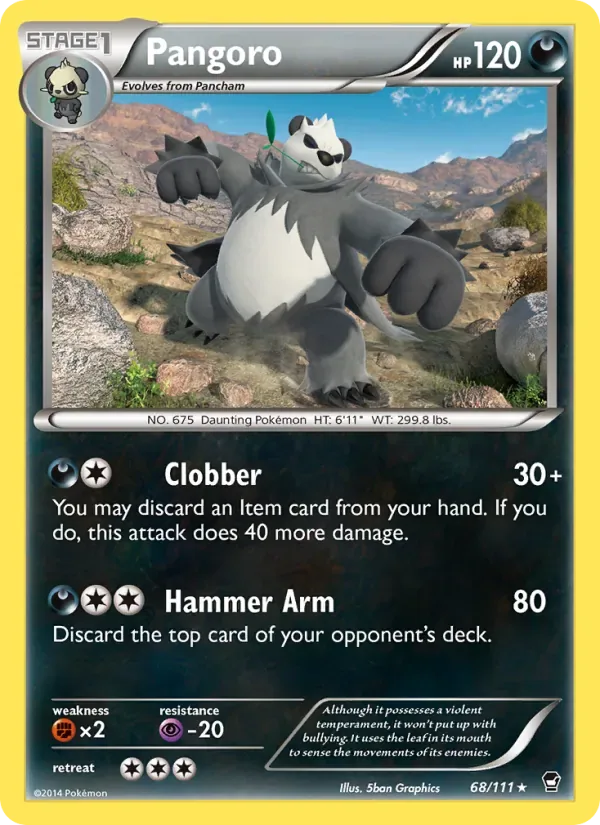 Pangoro, Furious Fists