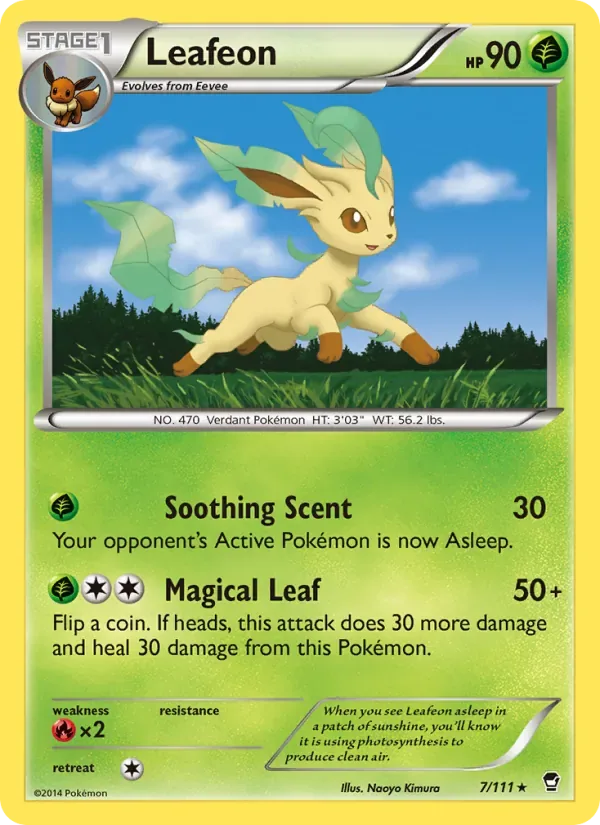 Leafeon, Furious Fists