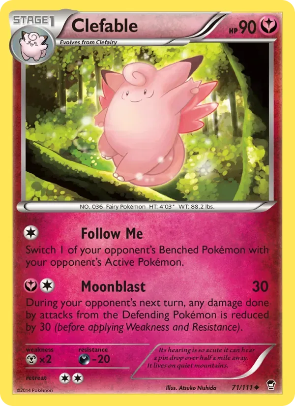 Clefable, Furious Fists