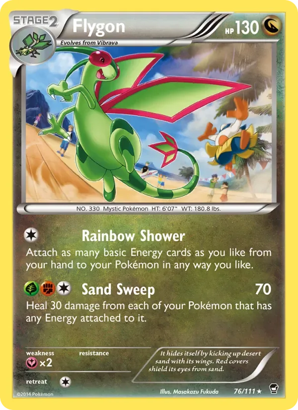 Flygon, Furious Fists