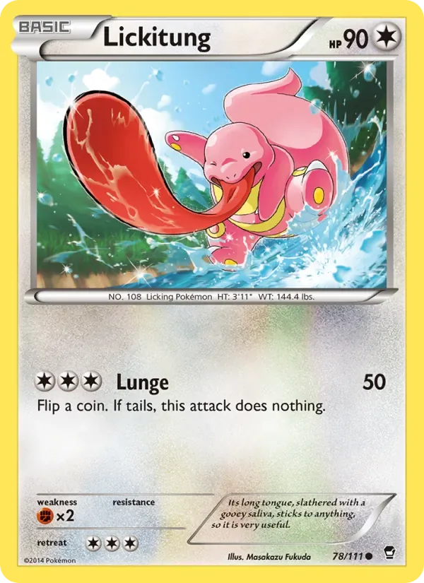 Lickitung, Furious Fists