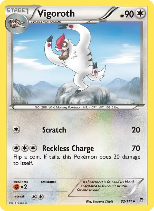Vigoroth, Furious Fists