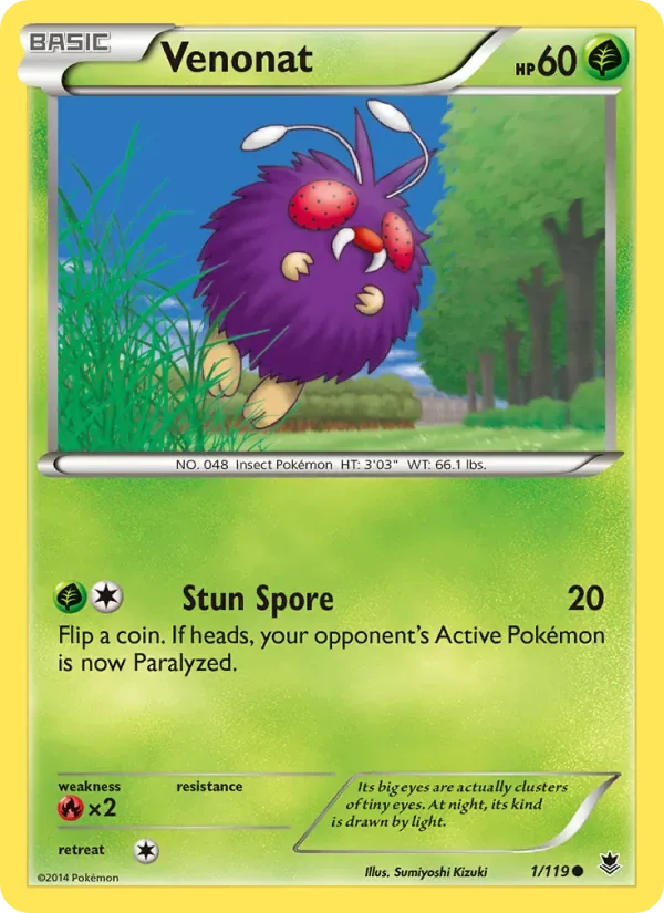 Venonat, Phantom Forces