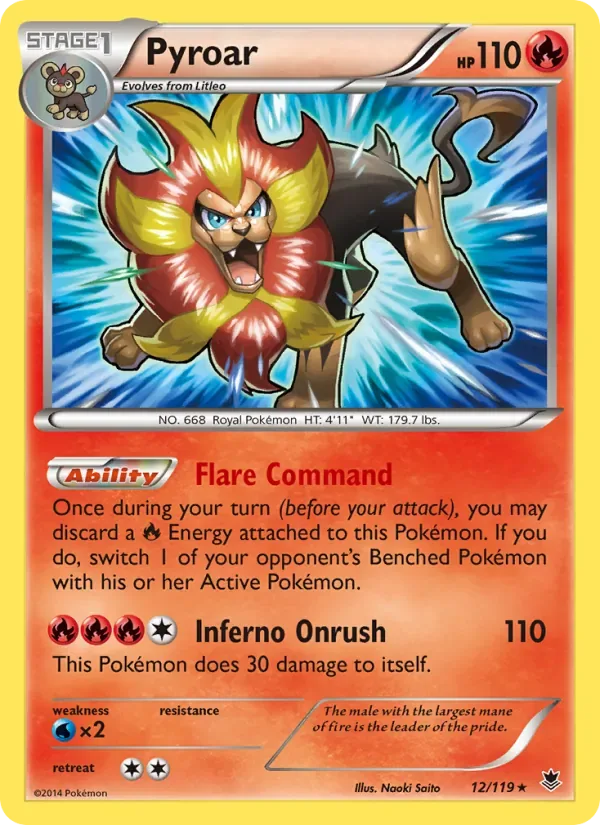 Pyroar, Phantom Forces