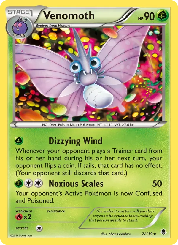 Venomoth, Phantom Forces