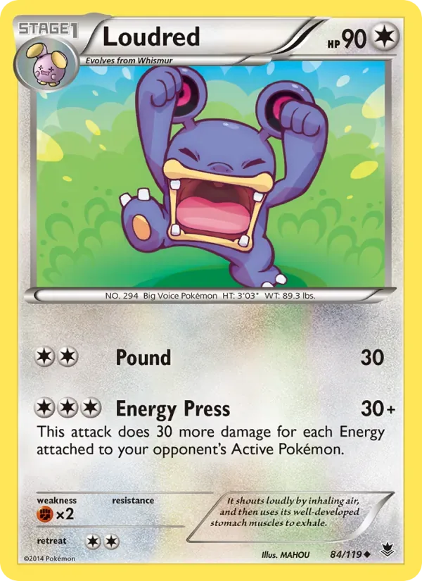Loudred, Phantom Forces
