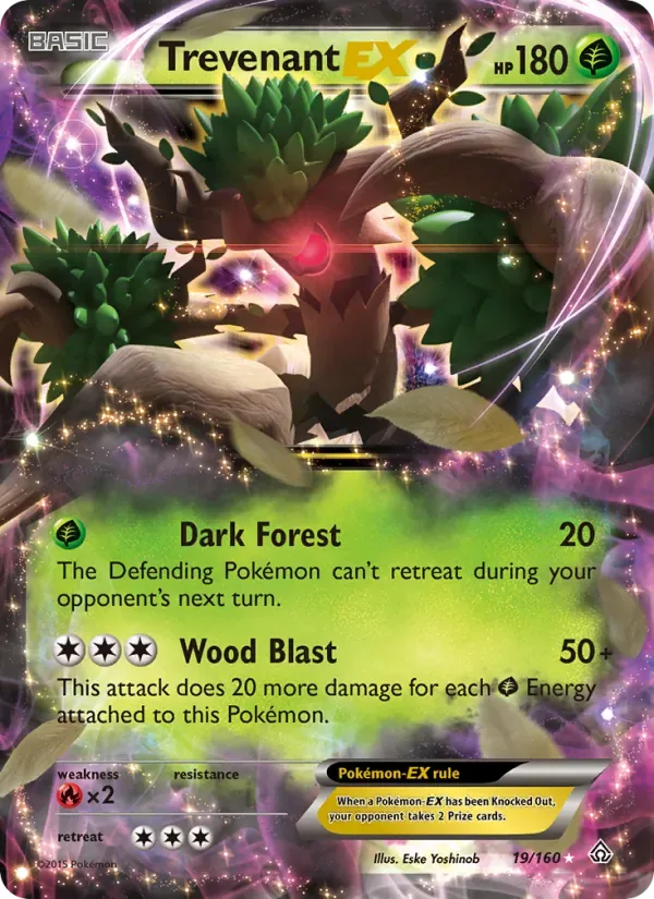 Trevenant EX, Primal Clash