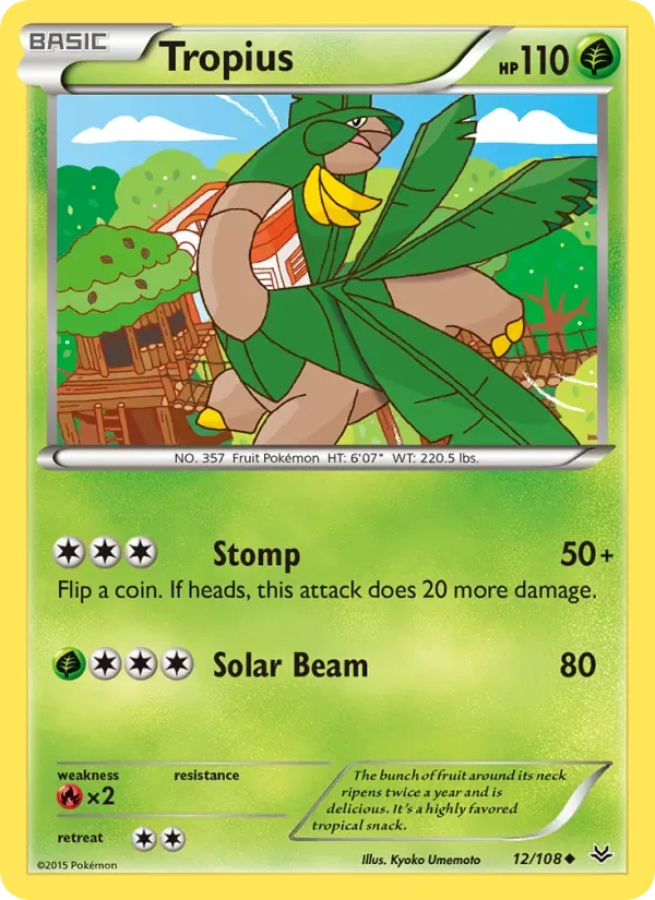 Tropius, Roaring Skies