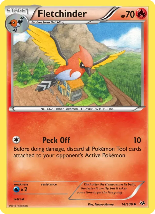 Fletchinder, Roaring Skies