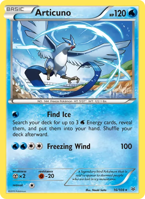 Articuno, Roaring Skies
