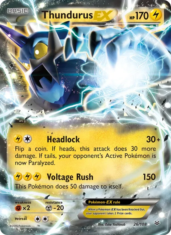 Thundurus EX, Roaring Skies