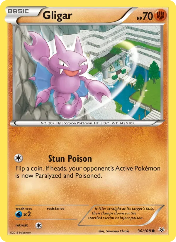 Gligar, Roaring Skies