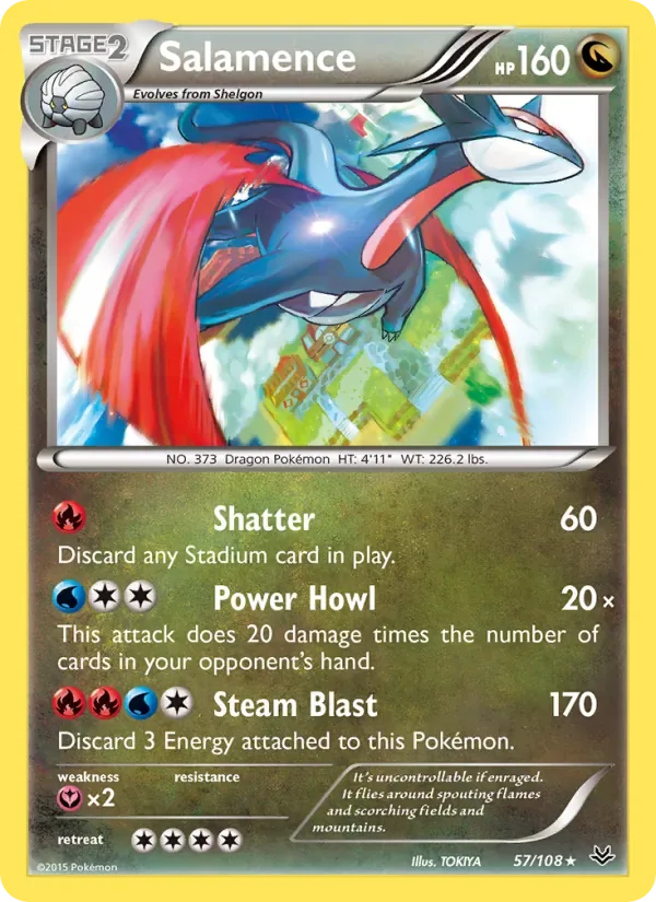 Salamence, Roaring Skies