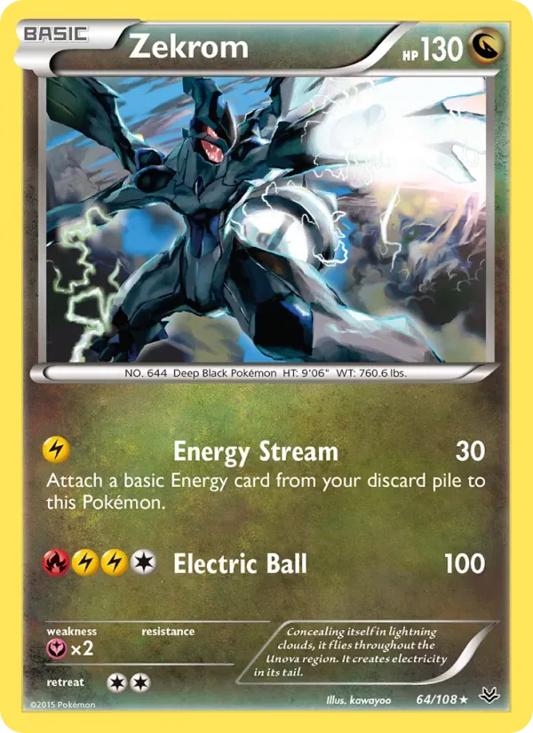 Zekrom, Roaring Skies