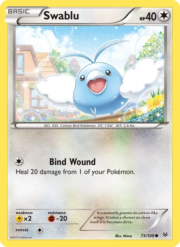 Swablu, Roaring Skies