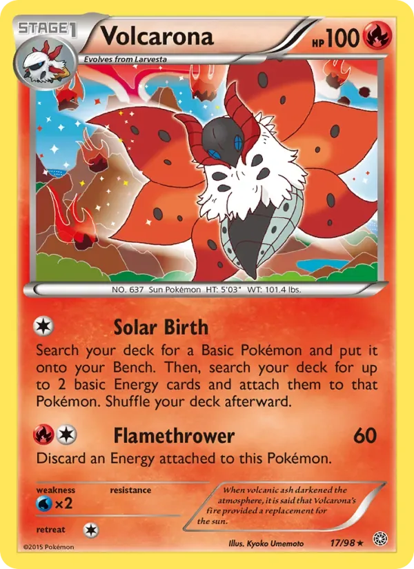 Volcarona, Ancient Origins