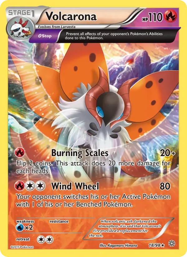 Volcarona, Ancient Origins