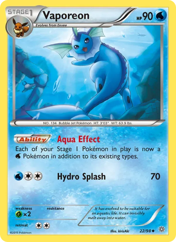 Vaporeon, Ancient Origins