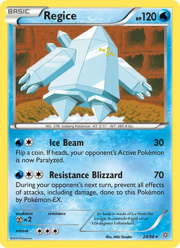 Regice, Ancient Origins