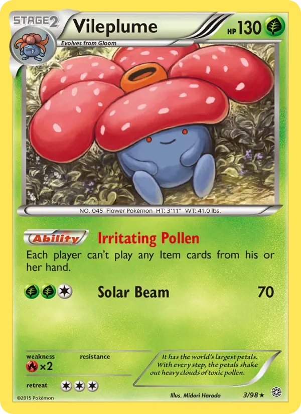 Vileplume, Ancient Origins