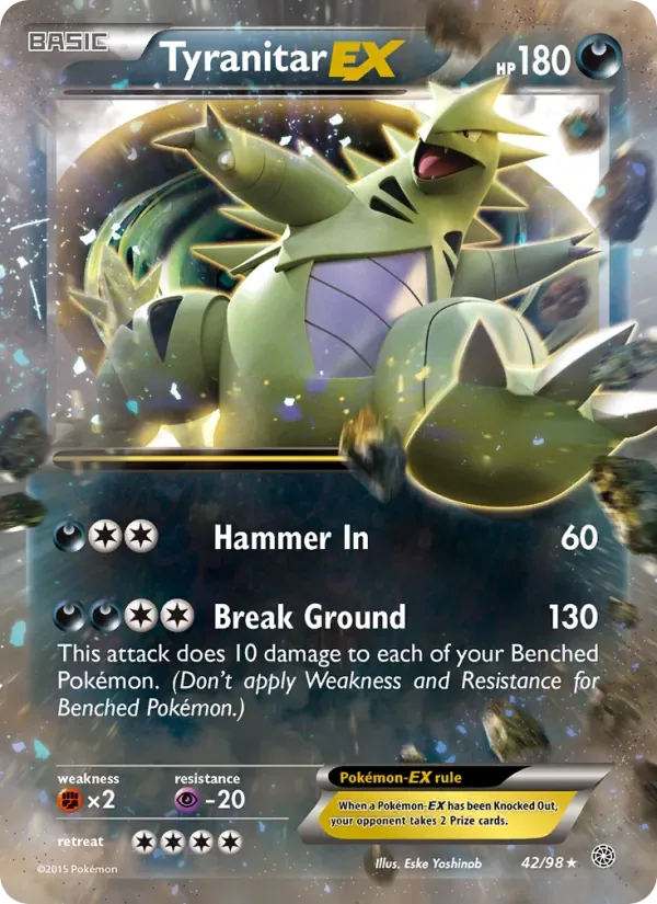 Tyranitar EX, Ancient Origins