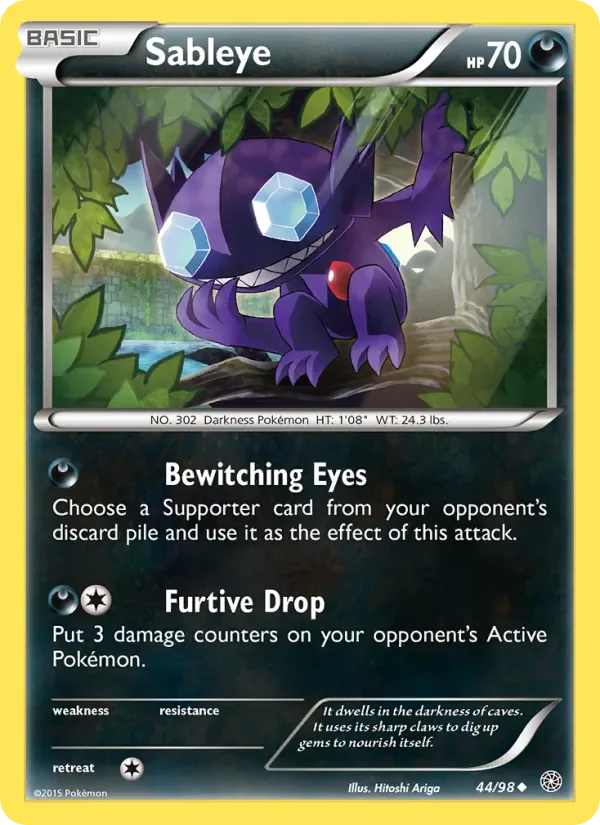 Sableye, Ancient Origins